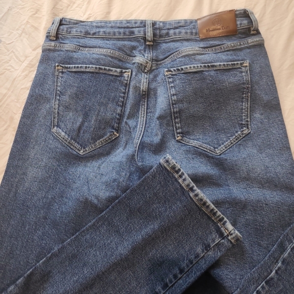 massimo dutti Womens SZ 8 mid rise slim cropped jeans - Picture 4 of 12